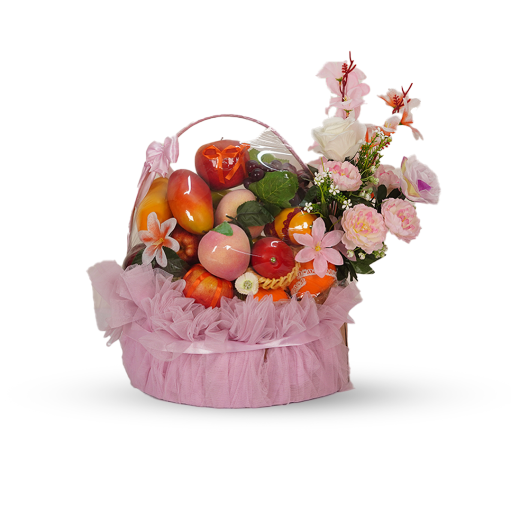 Pink Fruit Basket