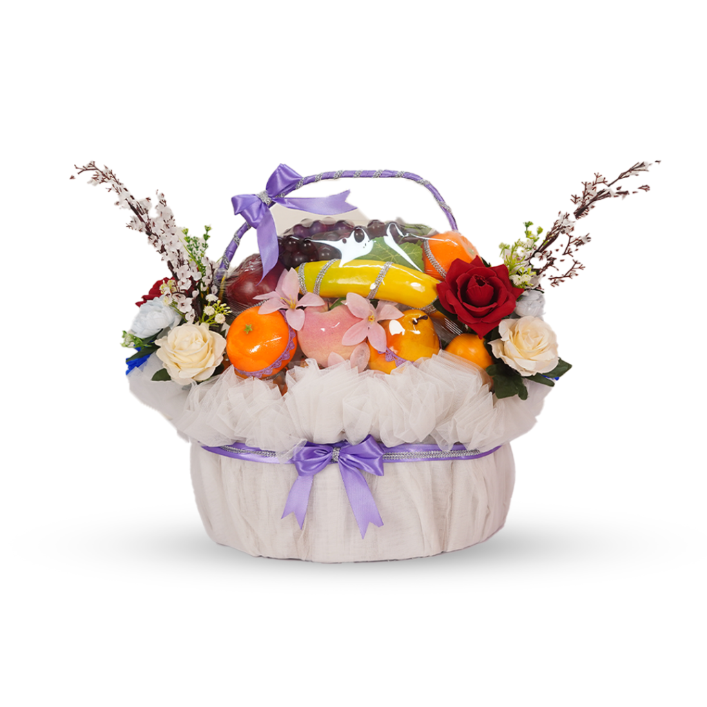 White Fruit Basket